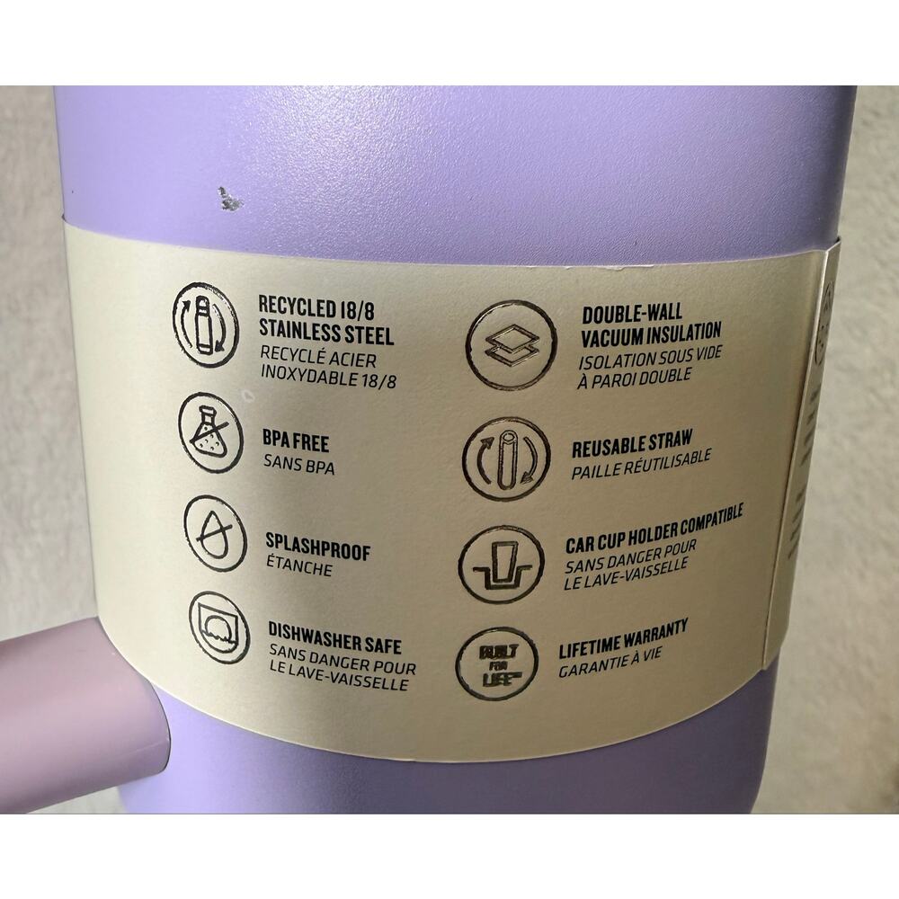 Stanley The Quencher H2.0 FlowState 40oz Tumbler NEW COLOR ORCHID - Picture 5 of 9